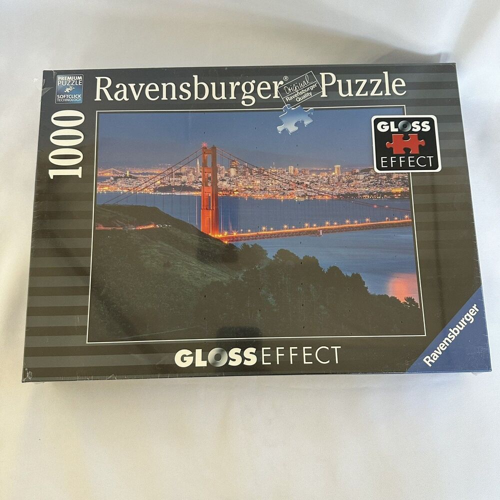 Ravensburger Puzzle 1,000 Piece Gloss Effect San Francisco Golden Gate Bridge